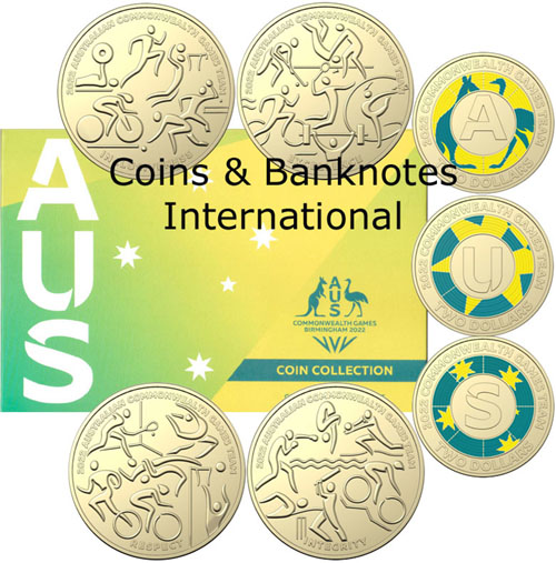 2022 Australia Commonwealth Games Set (7 coins)